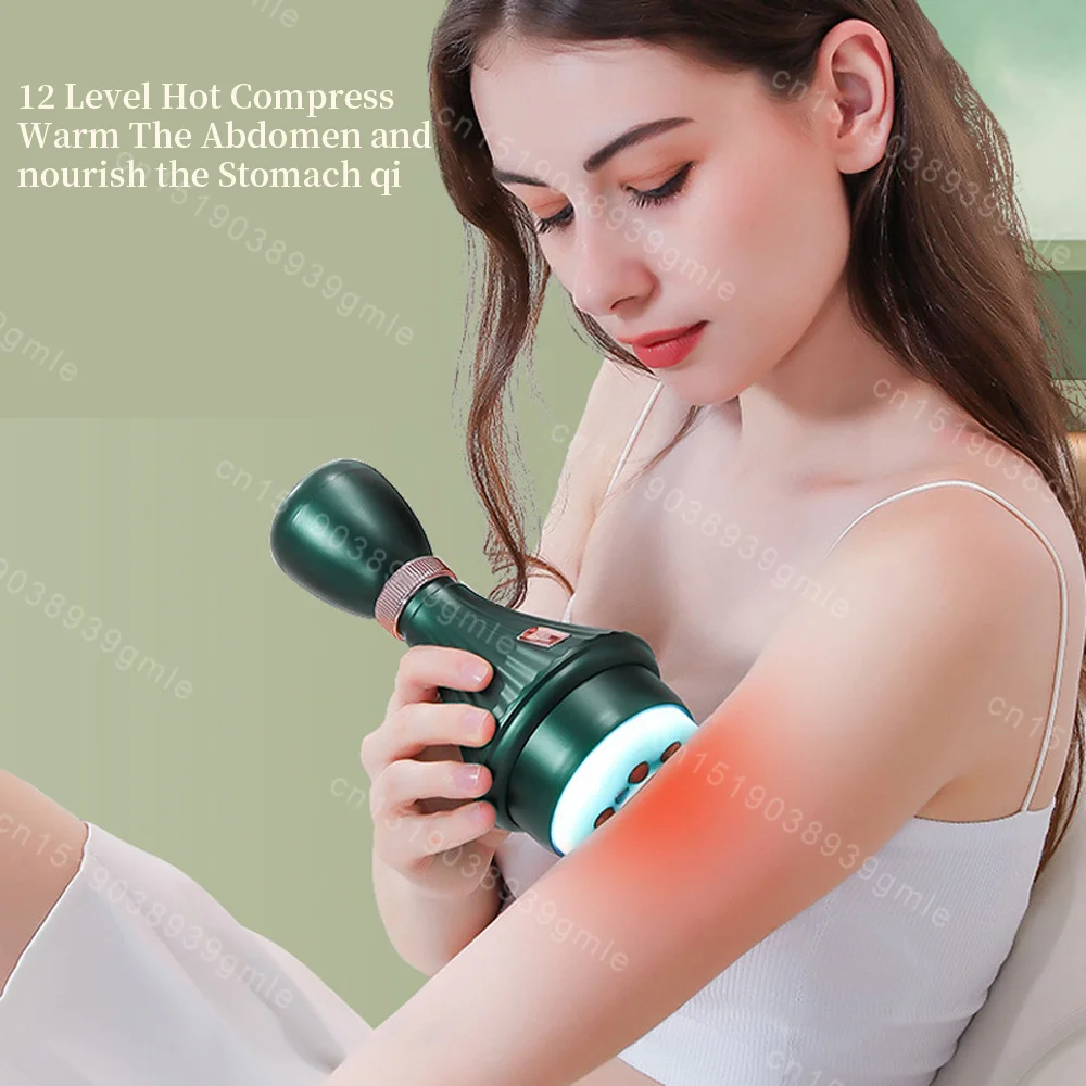 Description Picture 5 of itemElectric Scraping Instrument Dredge Meridians Cupping Device Body Cellulite Scraping Tool Vacuum Massage Jars Relieve Fatigue