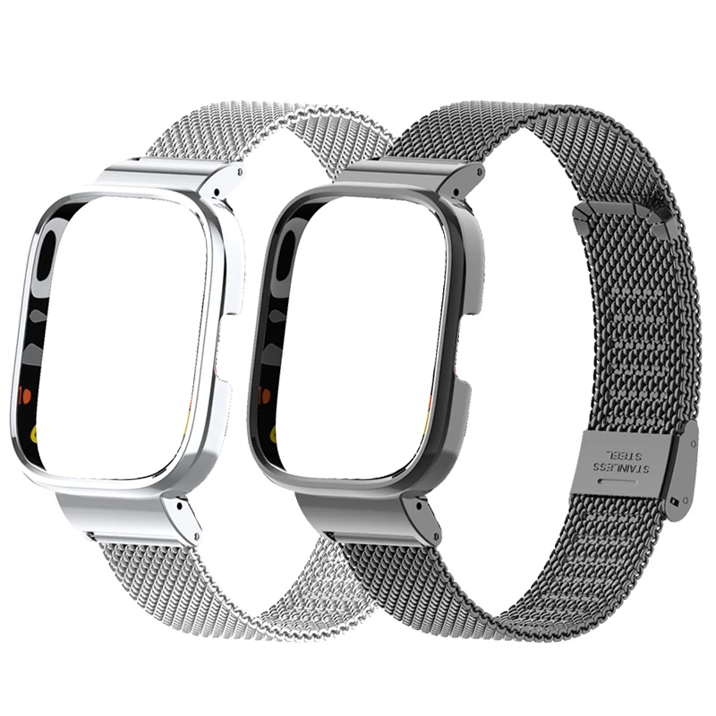 

Металлический браслет для Redmi Watch 3 Active, защитный ремешок для redmi watch 3 active, защитный чехол с рамкой