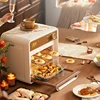 18L household air fryer preheating temperature adjustment barbecue stove timed baking visual intelligent steam electric oven 4