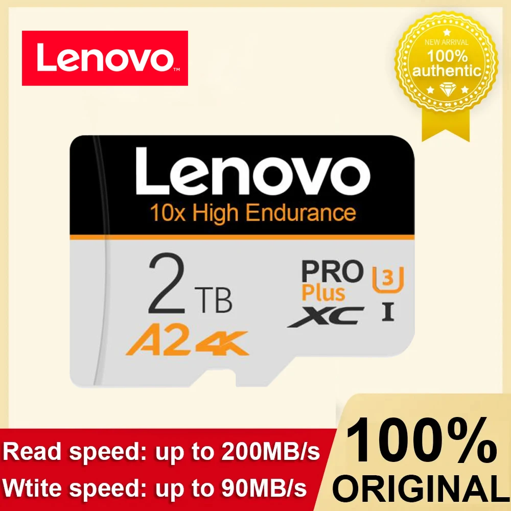 Micro SD Card Lenovo 2TB 1TB 512GB 256GB A2 U3 128GB 64GB High Speed MLC For Nintendo switch games