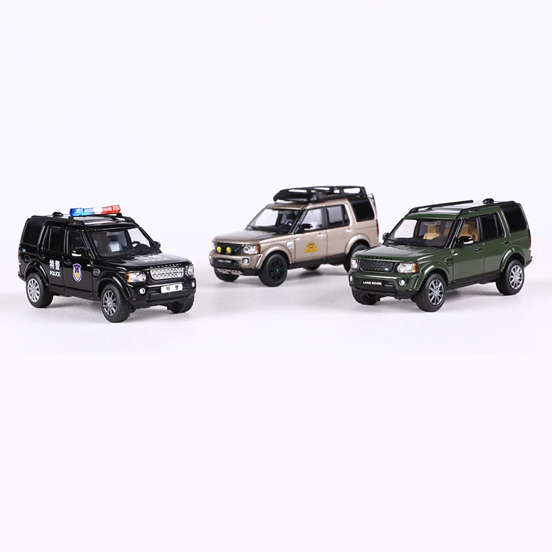 GCD 1:64 DISCOVERY 4 Black/White/Gray/Silver Alloy Model Car 2