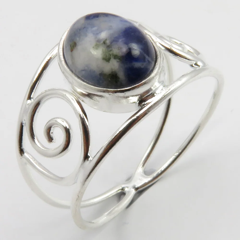 

Женское кольцо из полудрагоценного камня, Размер 9,5