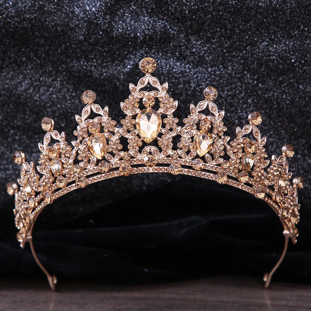 Hair accessory crystal crown tiara for women party bridal
