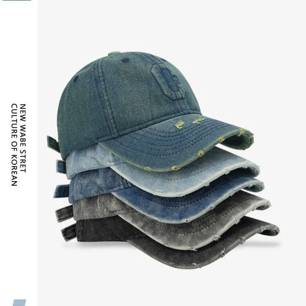 Classic letter C baseball cap classic print hiking fishing y2k fun hip-hop hat couple women's street wear sun hat