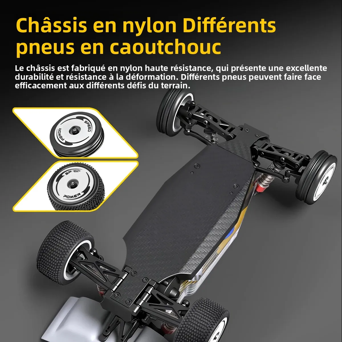 WLtoys 244016 V2 1:24 Voiture RC 25km/h Gyroscope 2WD