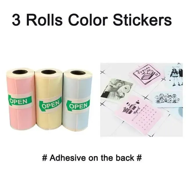 3 Color Stickers