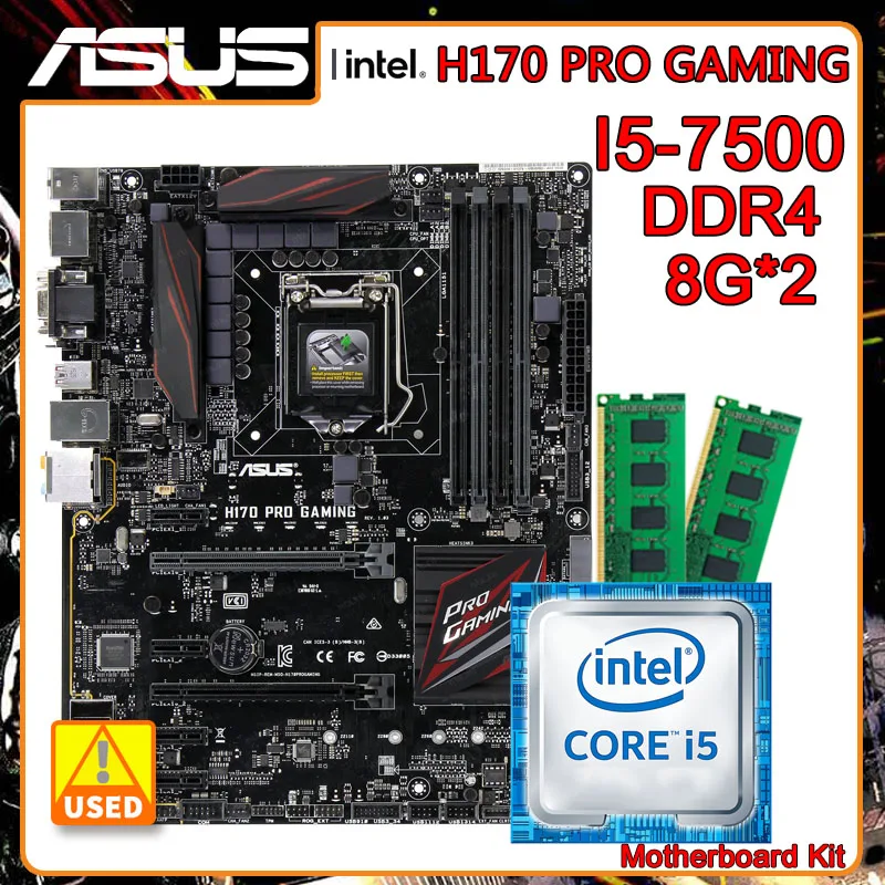 ASUS H170-PRO、Celeron G3930、メモリ4GB、256GB M.2 SSD搭載