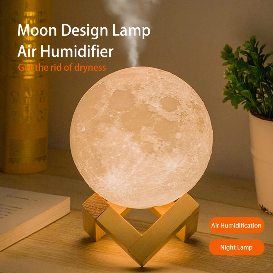800ml Moon Aroma Diffuser 1