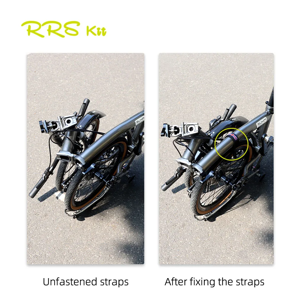 Bicycle Fixing Strap For Brompton Folding Body Anti Loose Frame Straps Cycling Accessories