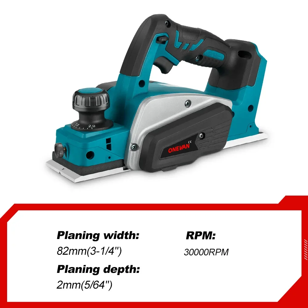 Brushless Electric Planer Electric Router Trimmer Rechargeable Woodworking Power Tool 30000RPM For Makita 18V Battery