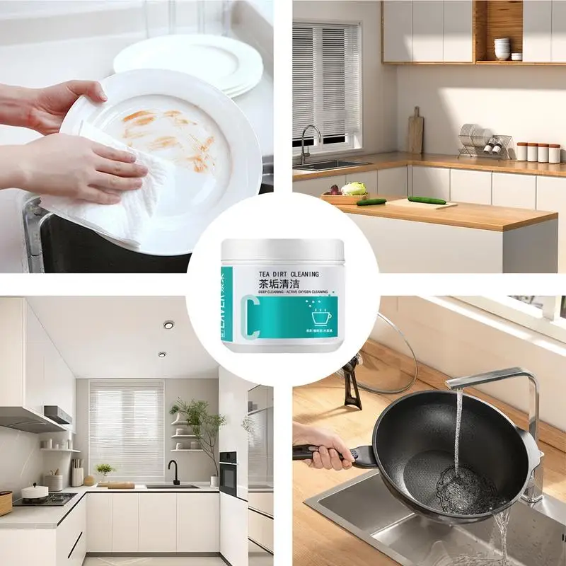 Coffee stain cleaner 250ml scale cleaner Quick and effective scale cleaning Tea remover for cup cleaning