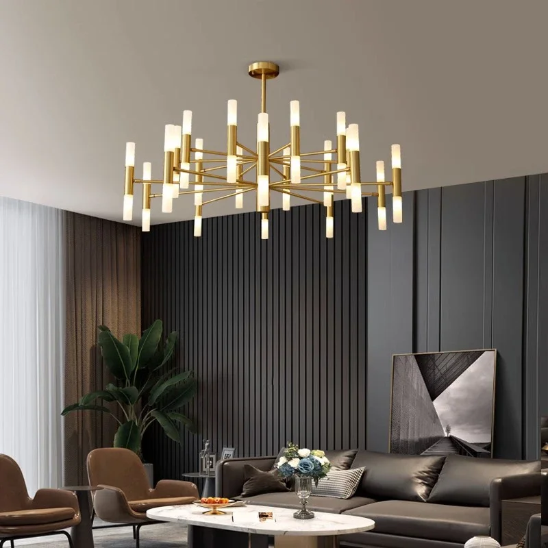 

Led Art Chandelier Lamp Pendant Light Room Decor Living Home Decoration Salon Bedroom Dining For Indoor lighting lampadario Ring