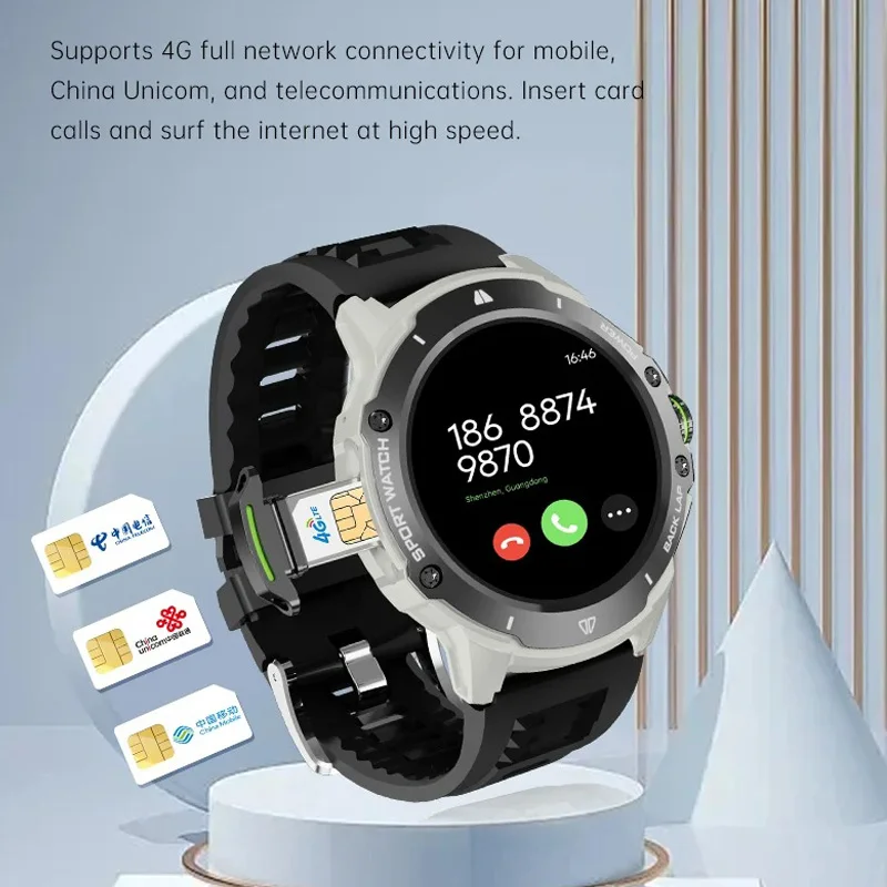 KB08 Ʈ ġ 1.43 ġ AMOLED HD ÷, 128G ROM Ʈġ, 200W ī޶, GPS ,  ÷, ̳ ̾, Ͻ ġ