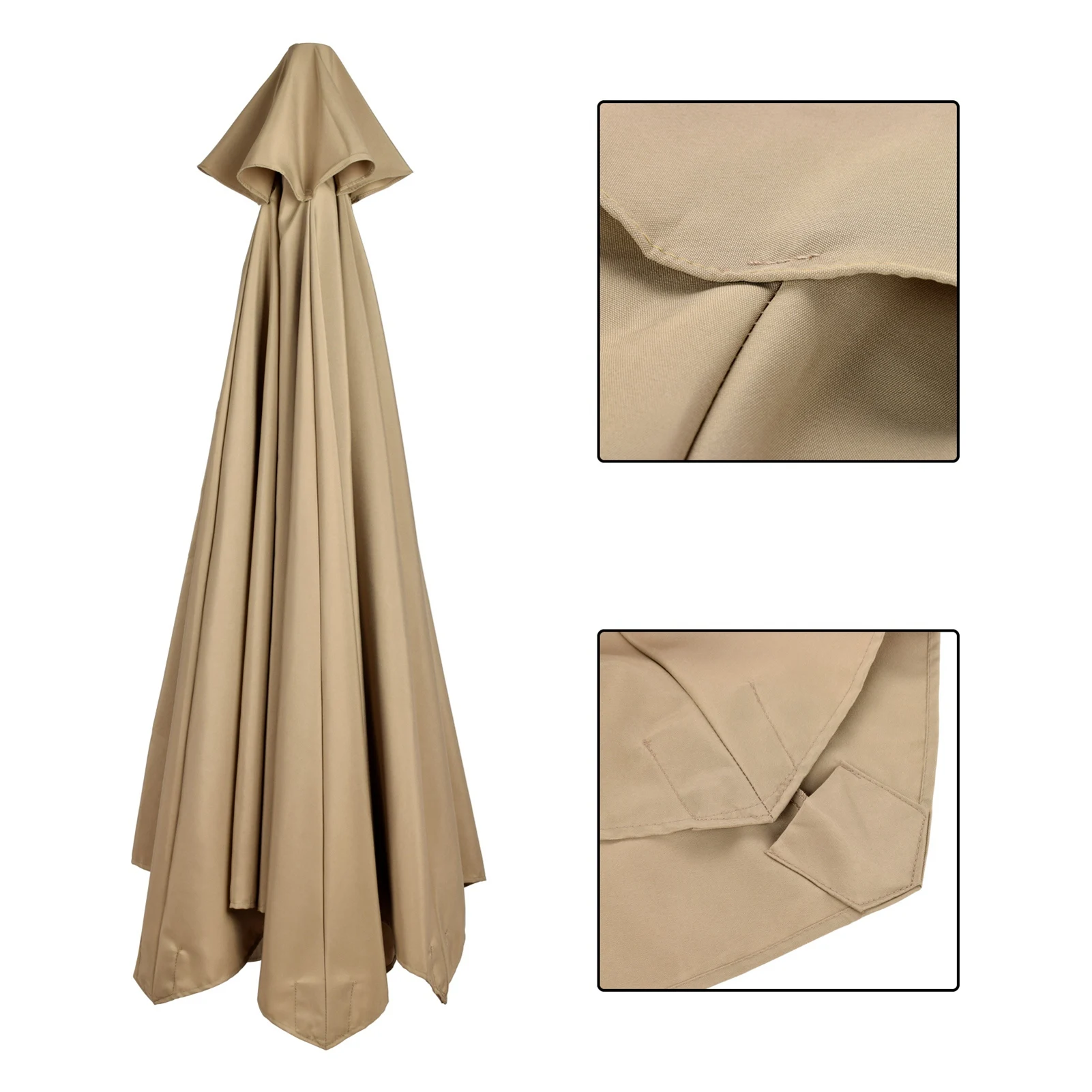 Patio Outdoor Sunshade Patio Outdoor Sunshade Rain Proof Polyester Fiber Dust Cover Furniture Cover