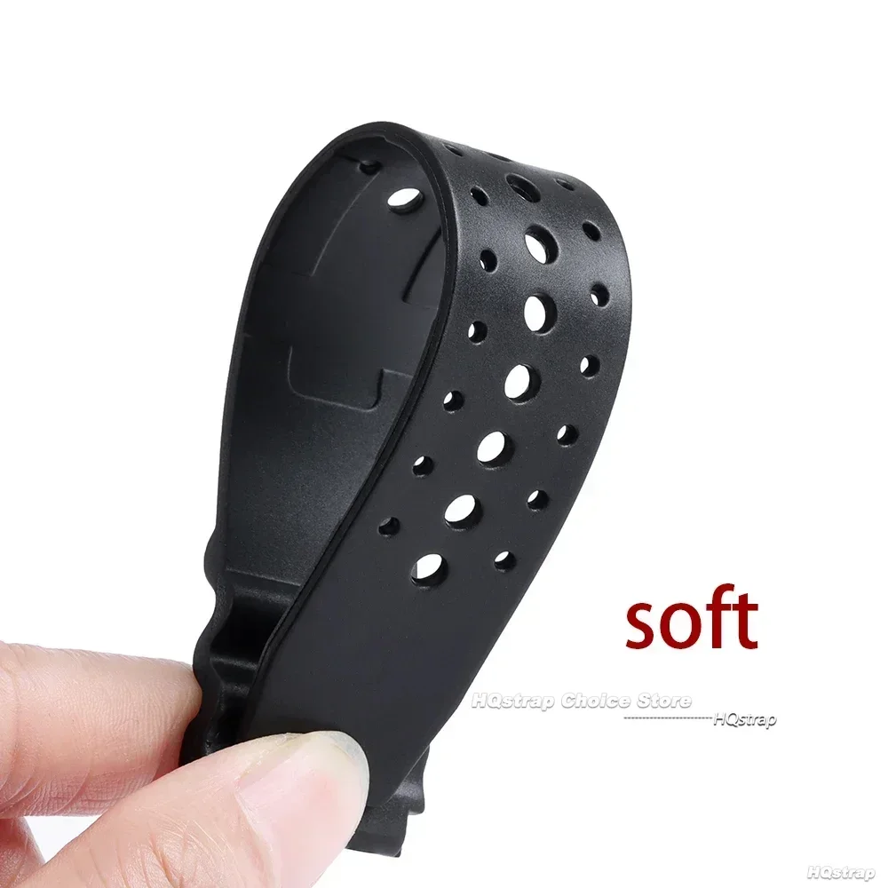 Breathable Waterproof Rubber Watch Strap