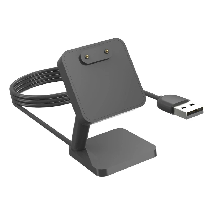 

Зажим для USB-кабеля для зарядки, зарядный шнур, черная веревка для часов, подходит для 3 магнитных умных часов, зарядка 95AF