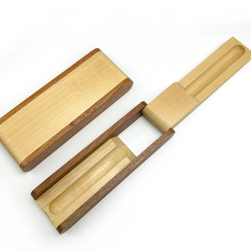 Wood Pen Display Case Storage Organizer