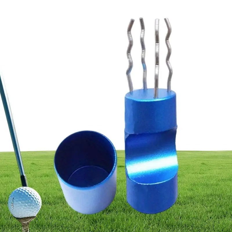 Golf Divot Repair Tool Multi-Function Golf Green Fork Tool Aluminum Alloy Accessories For Enthusiasts Professions And