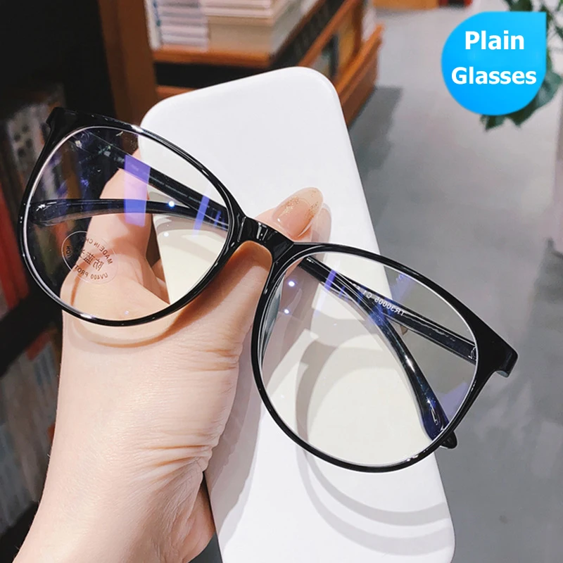 

Fashion Computer Glasses Unisex Square Plain Glasses Full Frame Glasses for Men Women Radiation Protection Optical Glasses