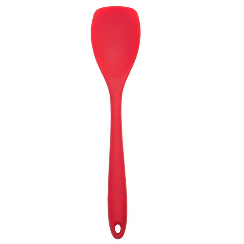 Red salad spoon