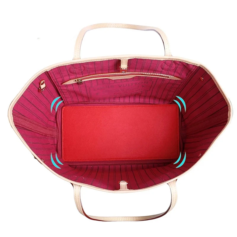 Felt Base Shaper Fits For NEVERFULL PM MM GM Handbag Bottom Plate Strong Prevent Bag Collapse ag Liner Board handbag felt shaper