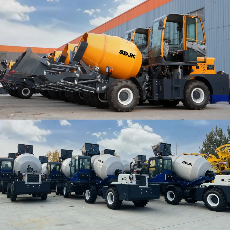 Self Loading Concrete Mixer, Heavy Equipment Manufacturer