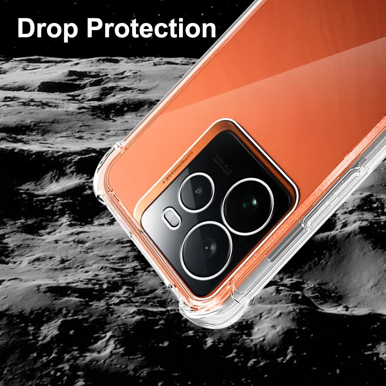 Transparent Shockproof TPU Protective Case with Reinforced Corners