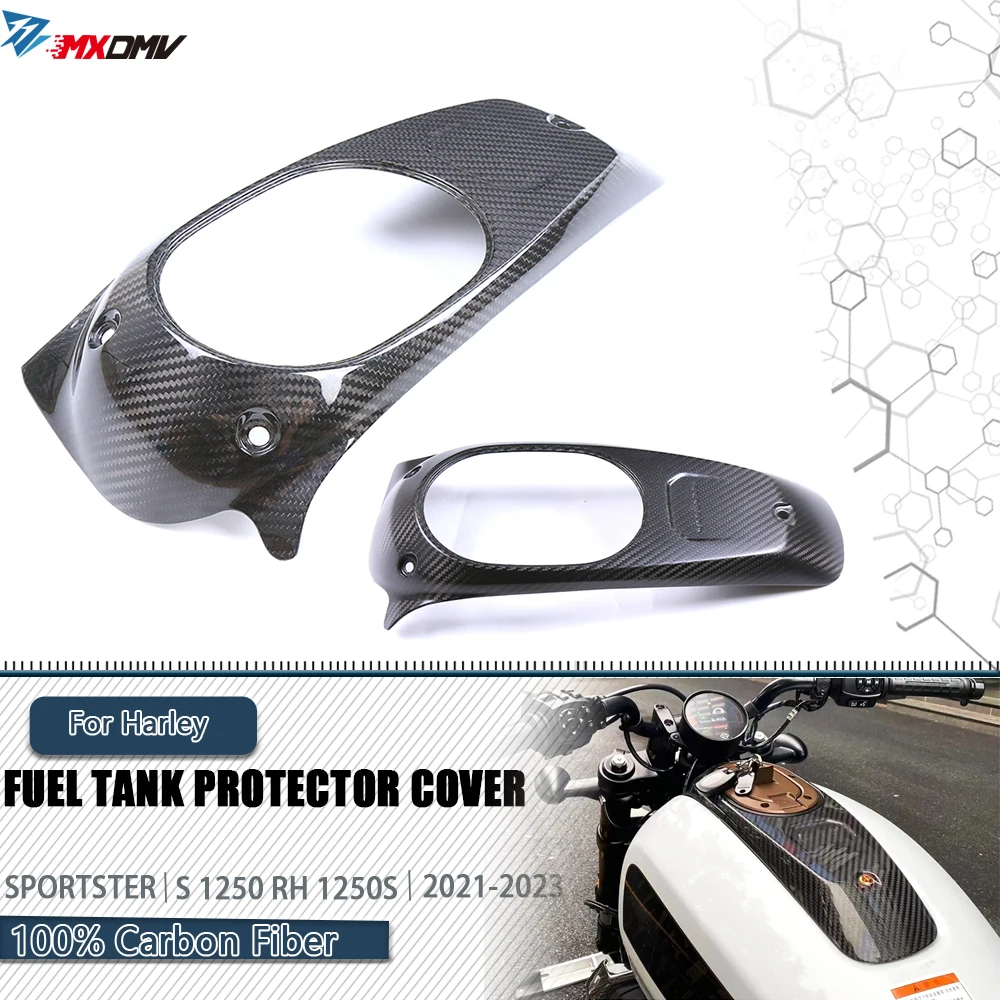 

Fuel Tank Protector Cover Panel Carbon Fiber For Harley Sportster S 1250 RH 1250S 2021 2022 2023 Motorcycle Parts