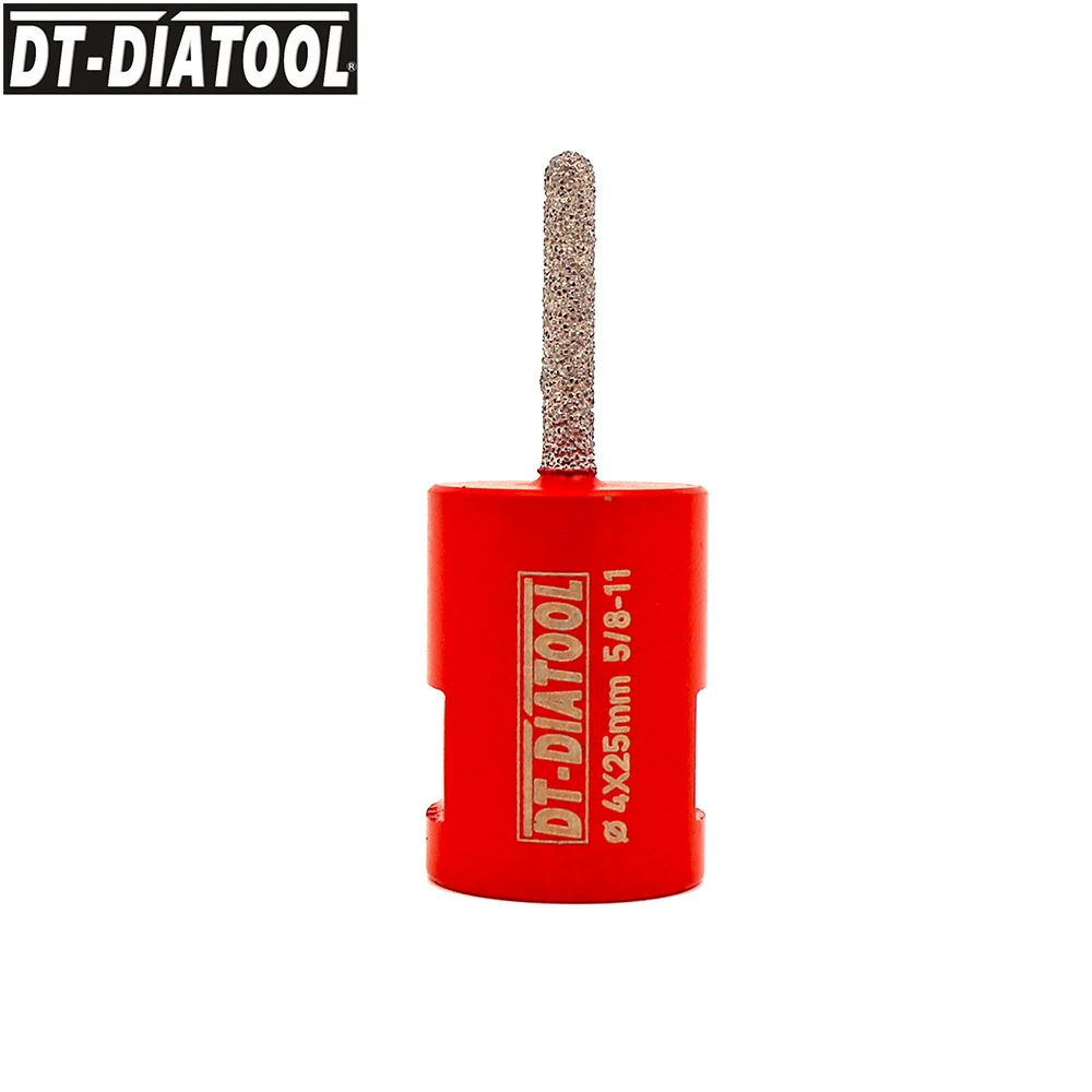 Dia 4mm Diamond Mortar Raking Bits Coarse Miling For Mortar Raking Brick Removal 5/8 thread Vacuum Brazed Removal finger Bits 1pc diamond finger milling bits for beveling existing holes dia 10 20 25mm for tile stone countertop 5 8 11 or m14 thread