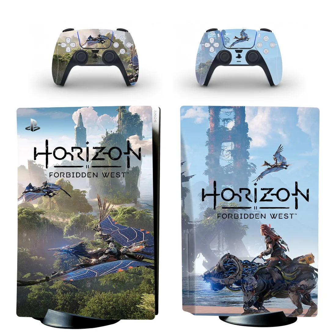Horizon Undeal West Ps5 Disc Skin Sticker Protector Decalcomania Cover Per Console Controller Ps5 Disk Skin Sticker Vinyl