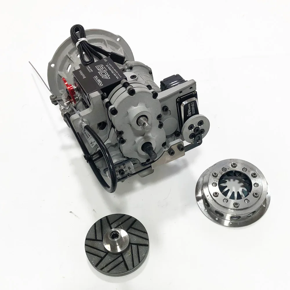 RC Transmission KIT Sequential 4Speed Gearbox Diaphragm Clutch