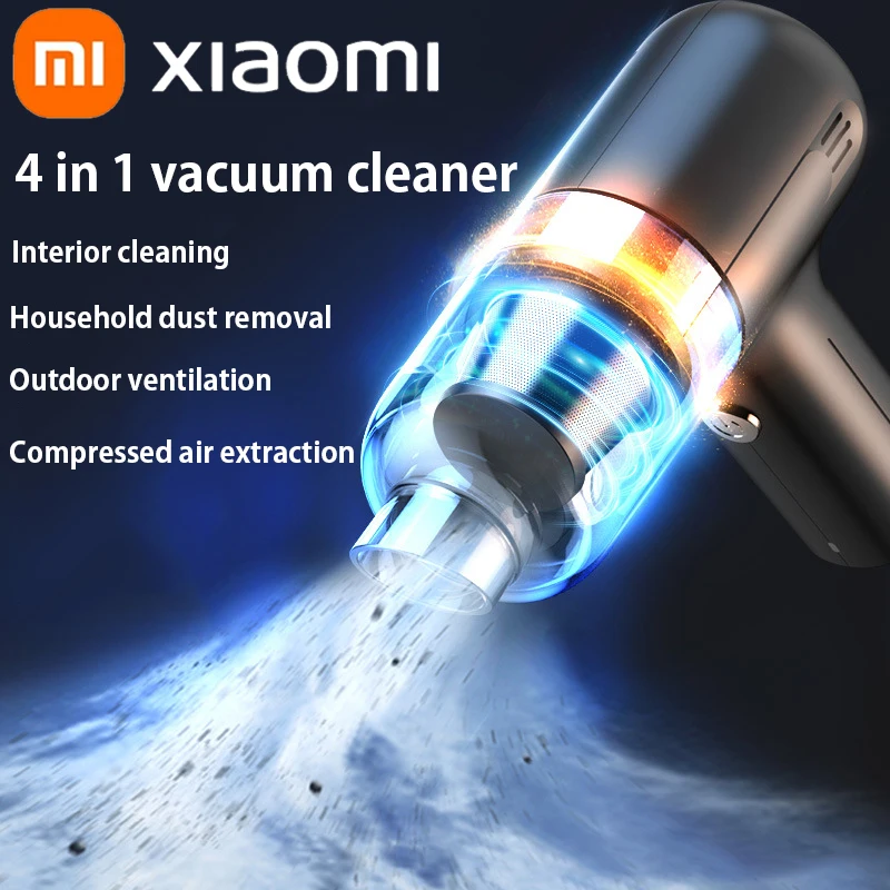 Xiaomi 4 in1 Wireless Vacuum Cleaner Portable Car Robot Vacuum Cleaner Handheld Mini For Home Antibacterial Dust Collector