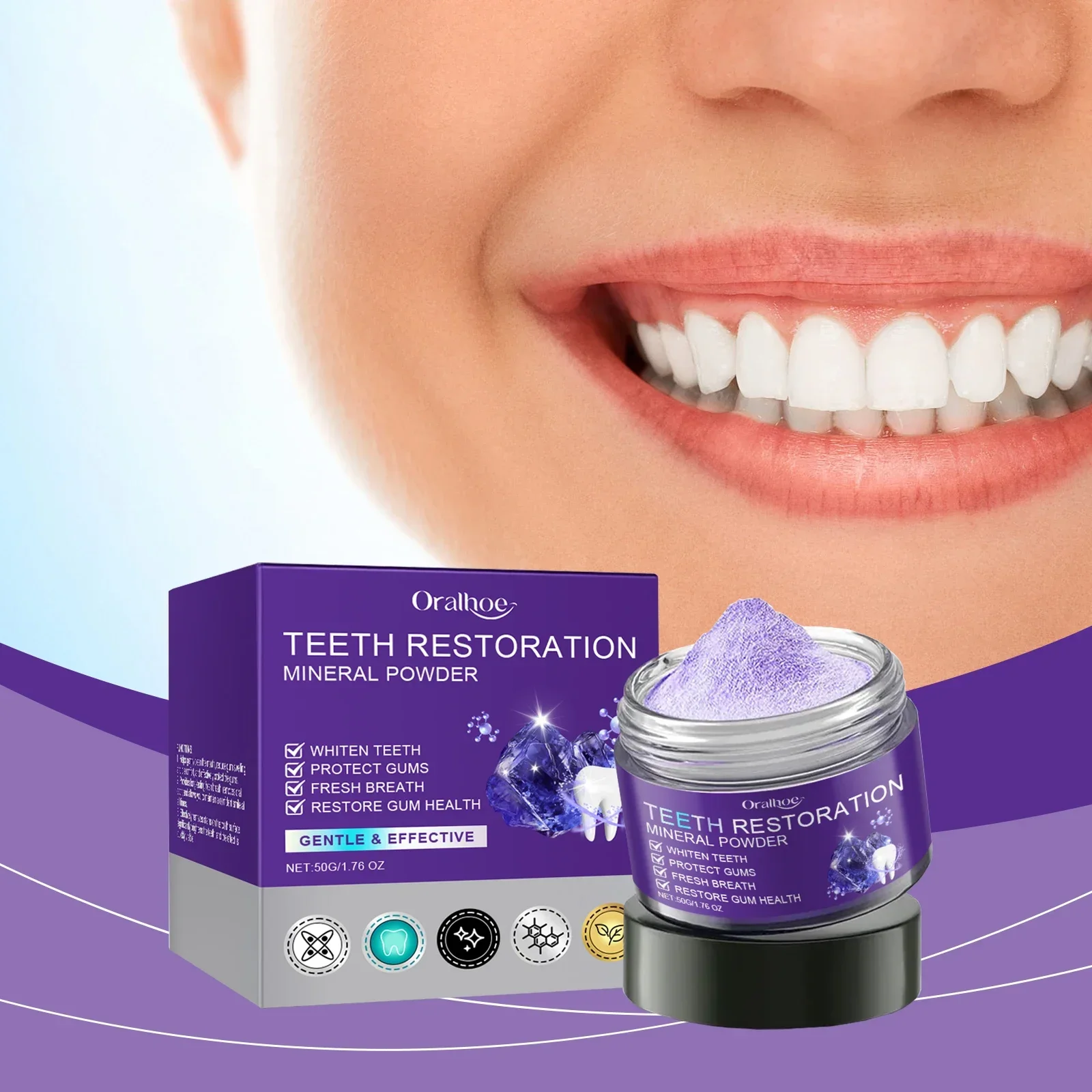 Tooth Powder Teeth Health Product Teeth Restoration Mineral Powder