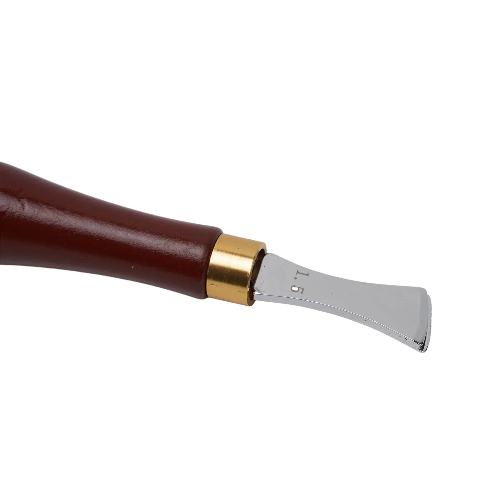 Leather Craft Tool Edge Creaser Leather Crimping Leather Wiring Pressure Line Tool DIY Fan-shaped Processing Sewing Tools