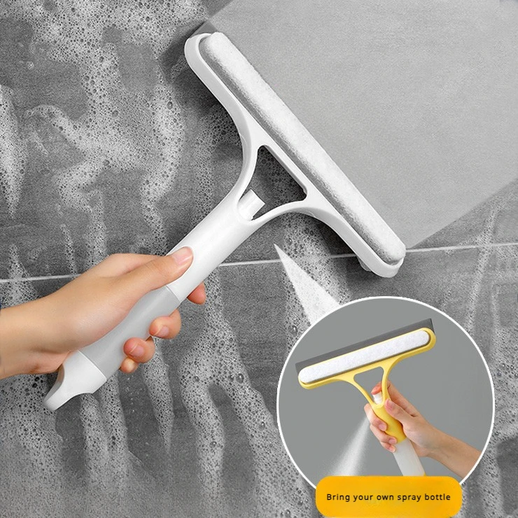 3In1GlassCleaningwithSprayBottleWipeShowerScreenCleanWindow