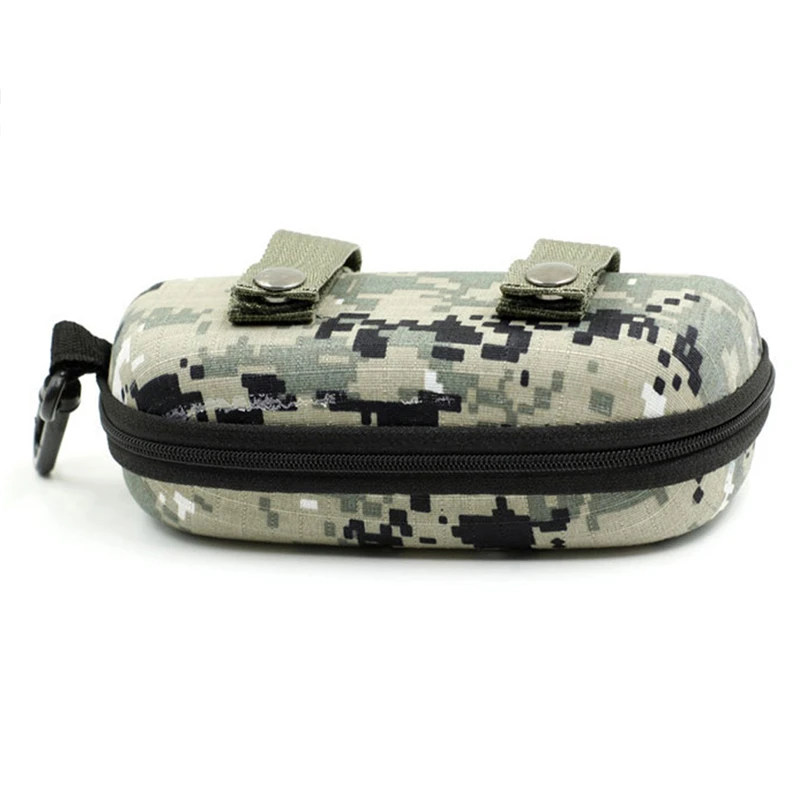 Camouflage Glasses Case Outdoor Sports Zipper Box Thickened Anti
