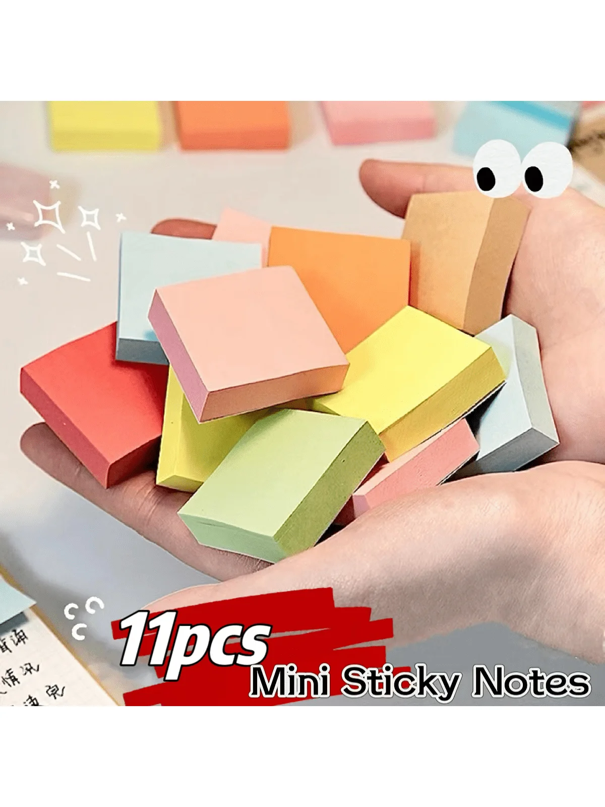 11pcs-Colorful-Sticky-Notes-Suitable-For-Home-School-Office-Back-To ...