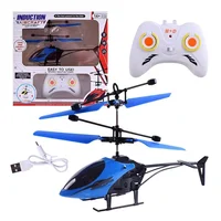 Rechargeable Mini RC Drone Remote Safe Fall-resistant RC Helicopters Drone Children Toys 1