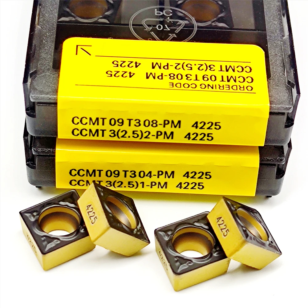 10pcs CCMT09T304 CCMT32.5 Carbide Insert For Lathe SCLCR Turning Tool