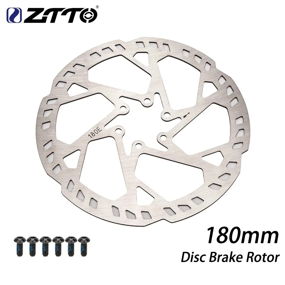 ZTTO Enhanced Stainless Steel MTB E-bike Disc Brake Rotor with 6-Bolt Hub Mount