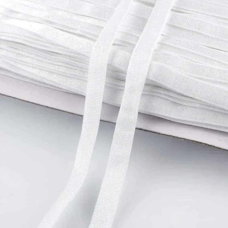 Colored Bra Elastic Strap – Polyester Elastic Band for Sewing Projects, Underwear, and Crafts (Available in Multiple Widths)
