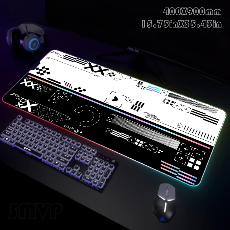 

Large RGB Mouse Pad XXL Gaming Mousepad LED Mouse Mat Design Gamer Mousepads Table Pads Keyboard Mats Desk Rug