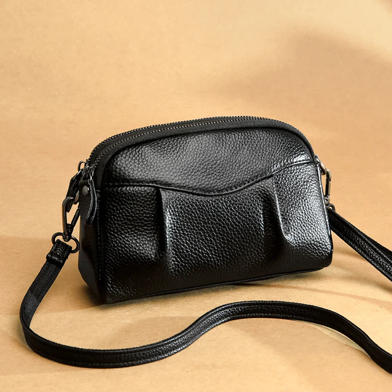 

2024 Women's Cowhide Handbag High Quality Simple Shoulder Bag Luxury Designer Crossbody Bag Brand Ladies Casual Tote Bag