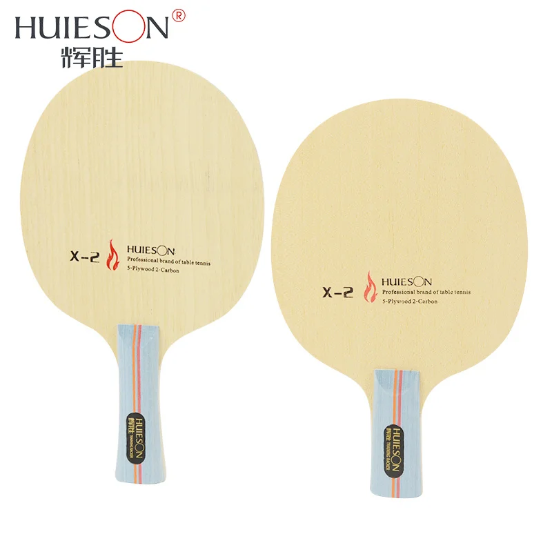 

Huieson X2 Table Tennis Racket Long/Short Handle 7 Ply Hybrid Carbon Ping Pong Bat For Fast Attack Professional Training