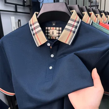 Luxury Plaid Golf Polo 1