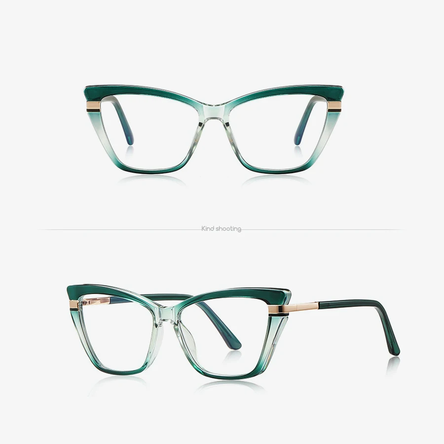 Toketorism Modische Damenbrille, blaues Licht blockierende Brille, trendige Damen-Brille mit schlichtem Rahmen – Detail 9