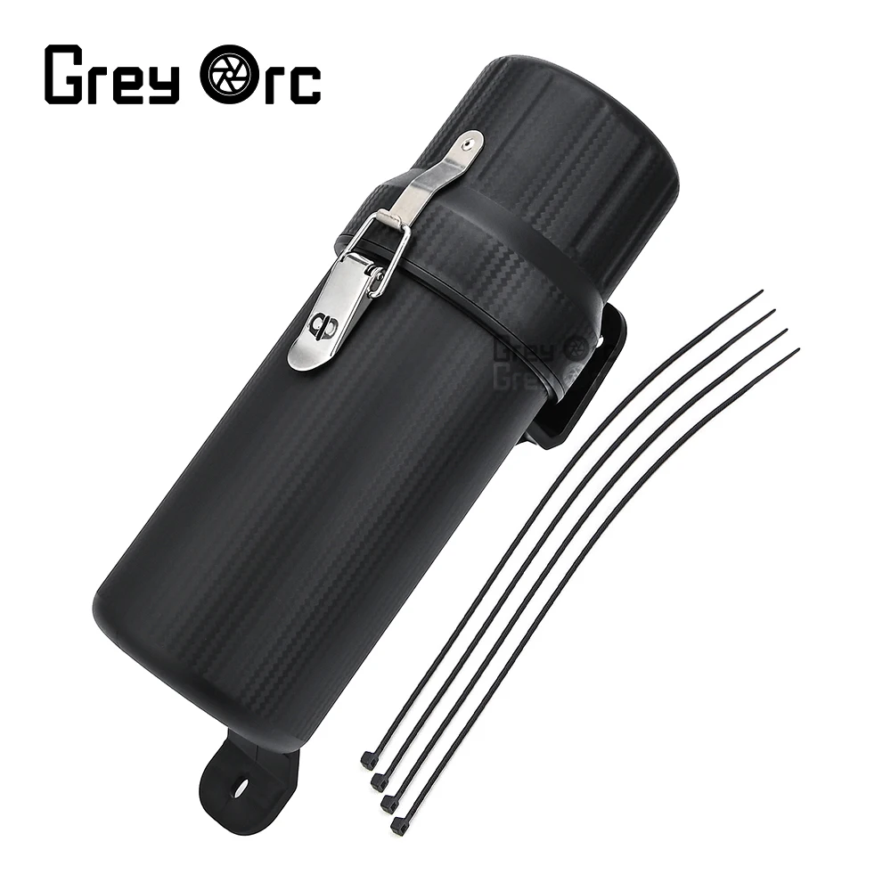 Universal Motorcycle Tool Tube Storage Box Waterproof Gloves Case for Honda BMW Yamaha Kawasaki - Durable Bike Accessory