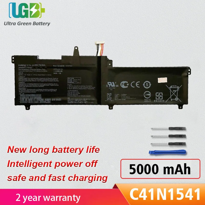 

UGB New C41N1541 Battery For Asus ROG GL702 GL702V GL702VM GL702VS GL702VT GL702VM1A 0B200-02070000 Laptop