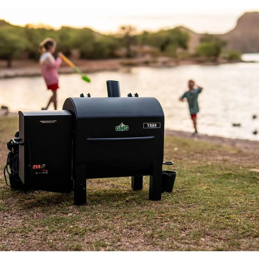 Green Mountain Trek Prime 2.0 Wood Pellet Grill, WiFi Smart Control, Outdoor Camping, Smoker Grill Replaces Davy Crockett