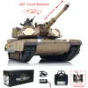 Heng Long 1/16 7.0 Plastic M1A2 Abrams RC Tank 3918 Steel Gearbox Barrel Recoil TH17792-SMT4 1